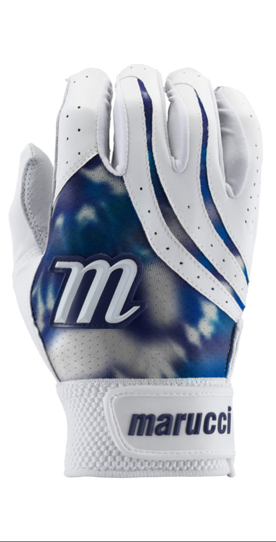 Marucci Women's Iris Batting Gloves navy blue white