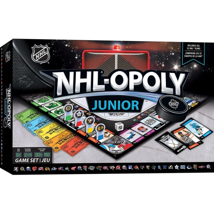 MasterPieces NHL-Opoly Junior Boardgame