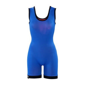 Matman Women's #88 Lycra Reversible Singlet royal red