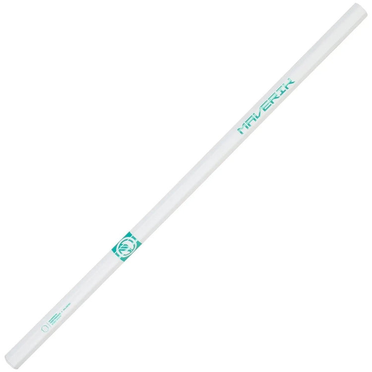 Maverik Senior Mag 165 Attack Lacrosse Shaft white/teal
