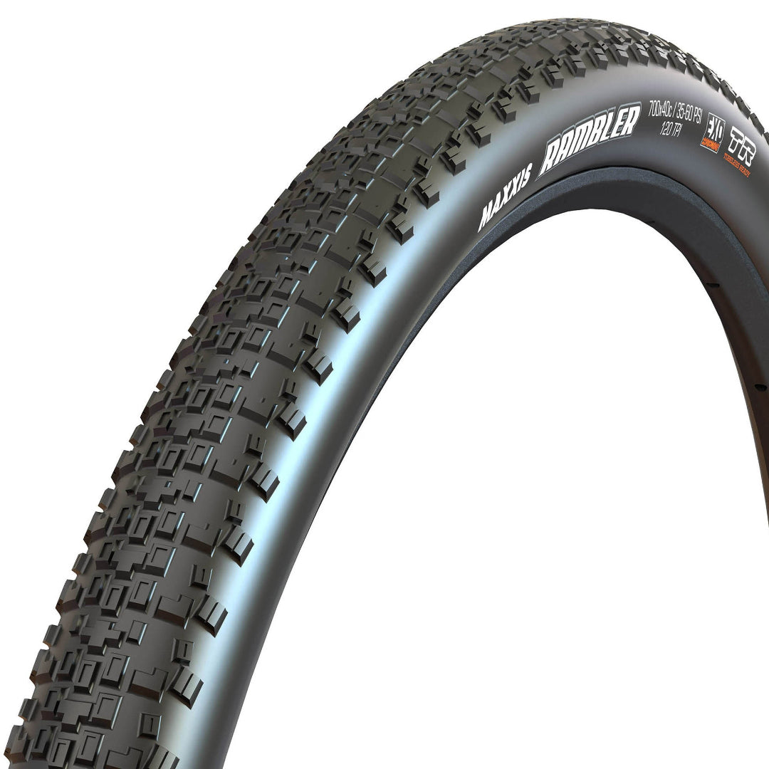 Maxxis 700C Rambler Folding Tubeless Ready HYPR-X EXO 120tpi Gravel Tire black