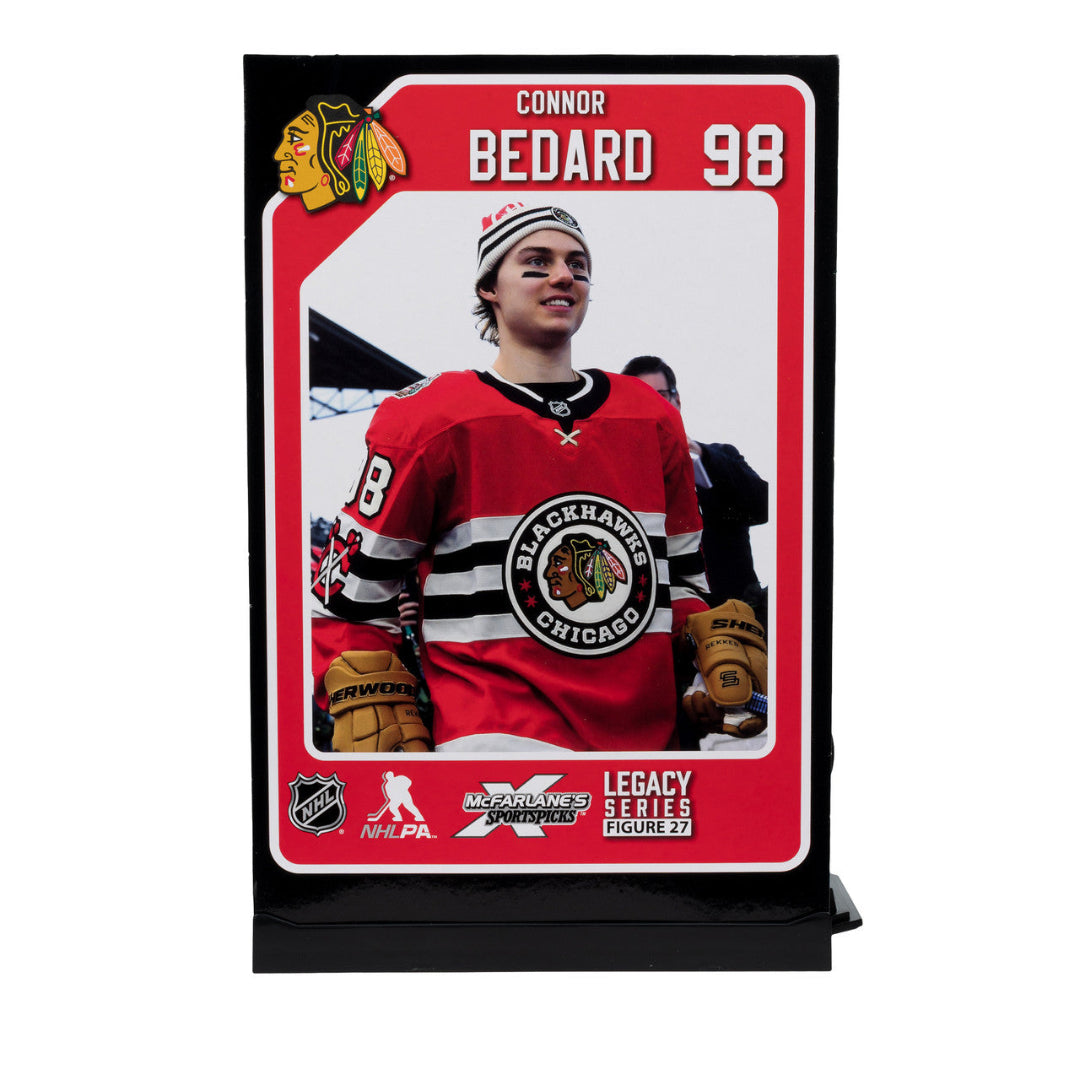 McFarlane NHL Chicago Blackhawks Connor Bedard Figure Winter Classic Jersey red 10337