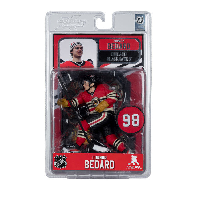 McFarlane NHL Chicago Blackhawks Connor Bedard Figure Winter Classic Jersey red 10337
