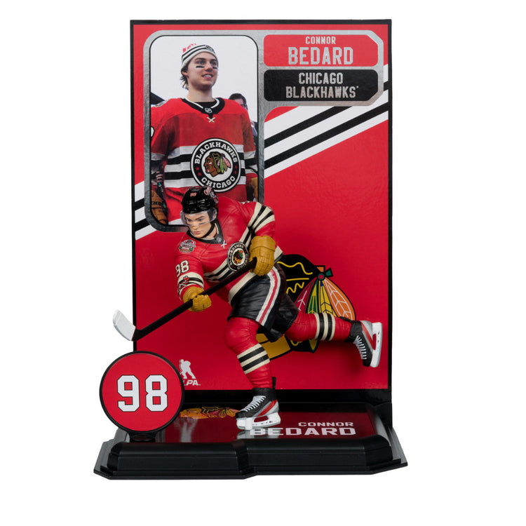 McFarlane NHL Chicago Blackhawks Connor Bedard Figure Winter Classic Jersey red 10337