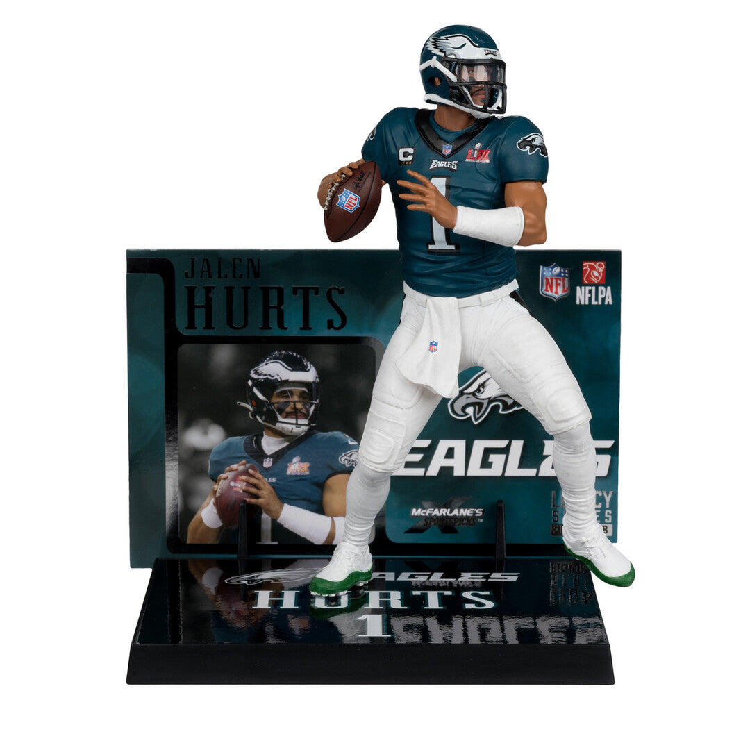 McFarlane NFL Philadelphia Eagles Jalen Hurts Superbowl edition Figure