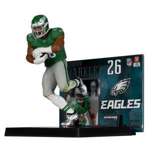 McFarlane NFL Philadelphia Eagles Saquon Barkley Figure classic kelly green jersey