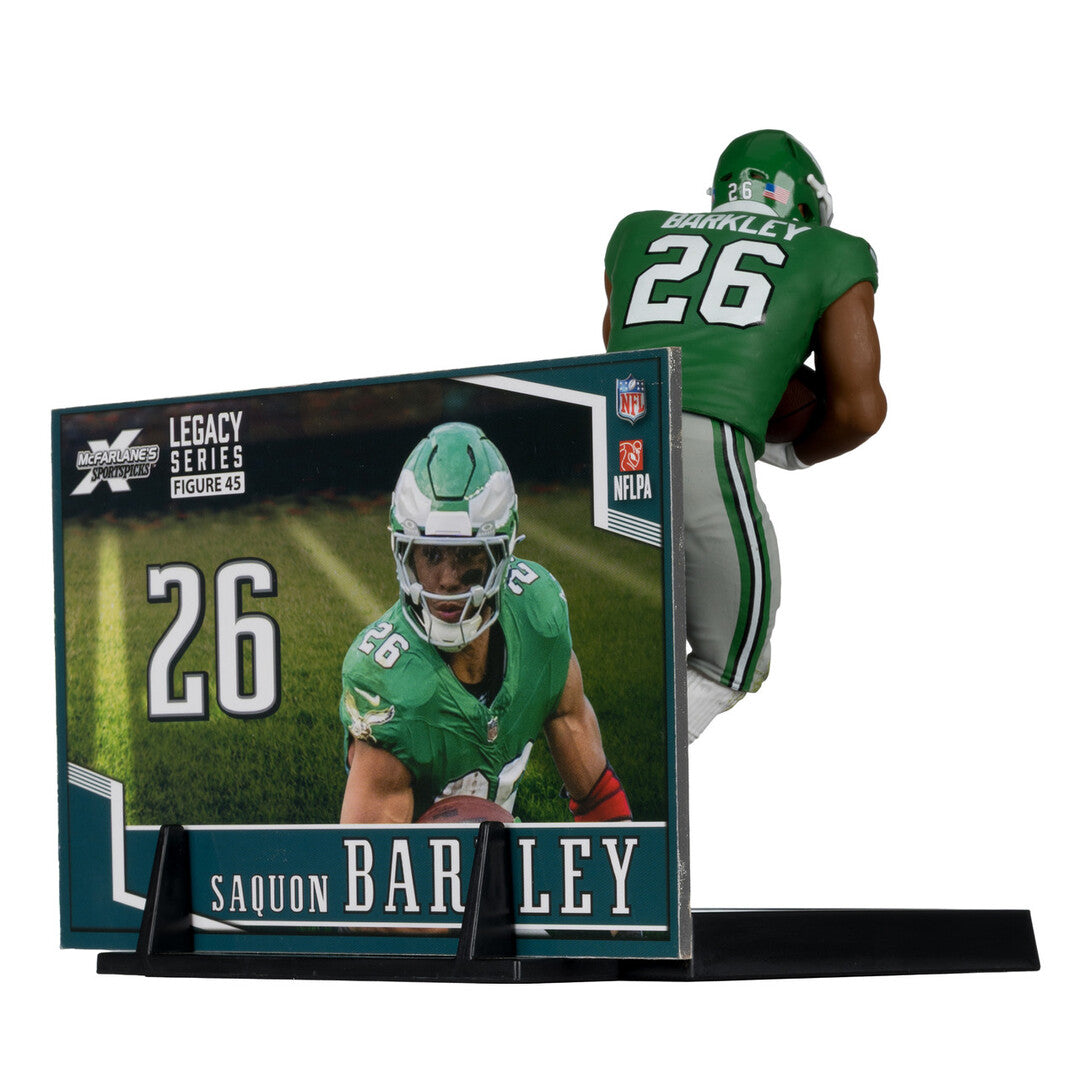 McFarlane NFL Philadelphia Eagles Saquon Barkley Figure classic kelly green jersey