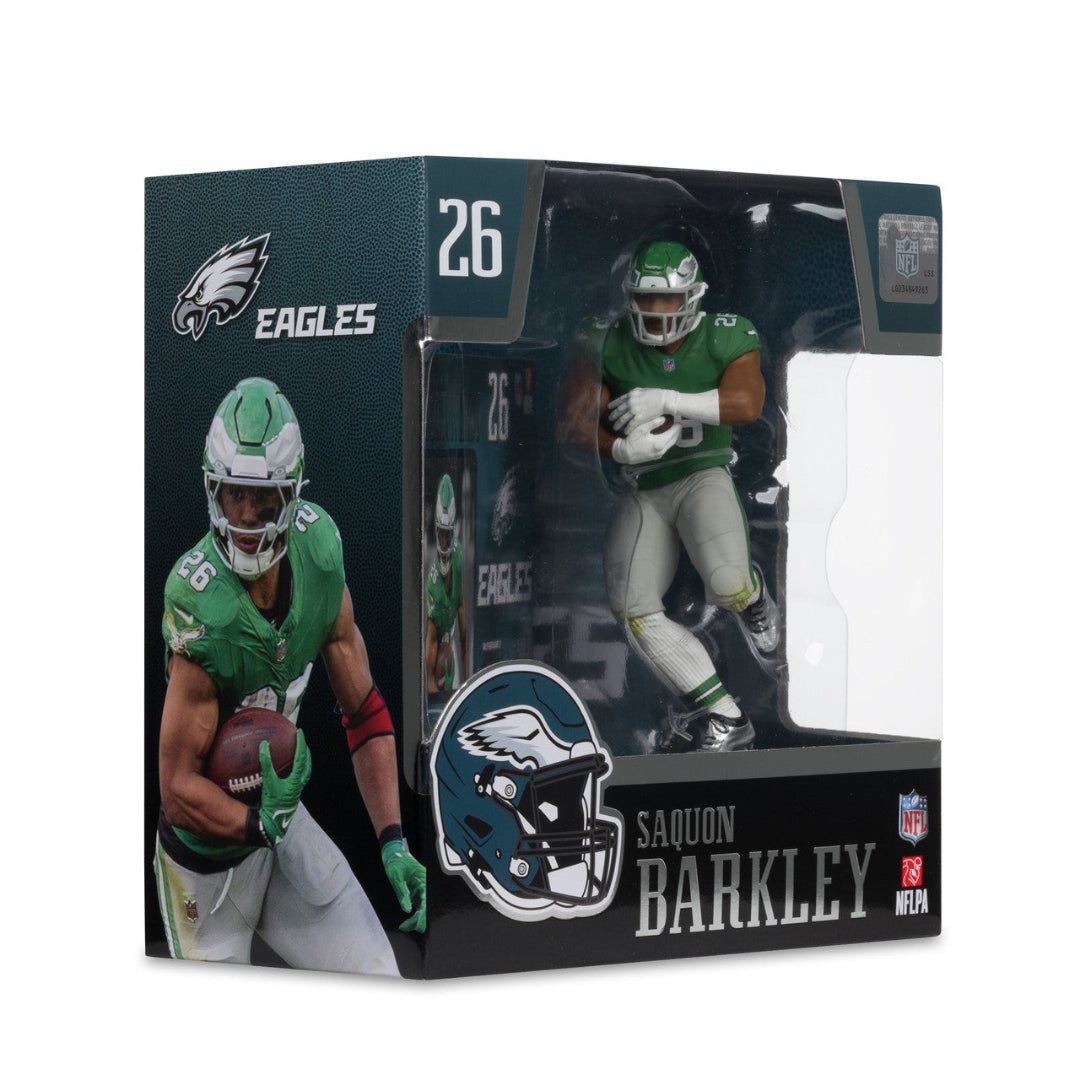 McFarlane NFL Philadelphia Eagles Saquon Barkley Figure classic kelly green jersey