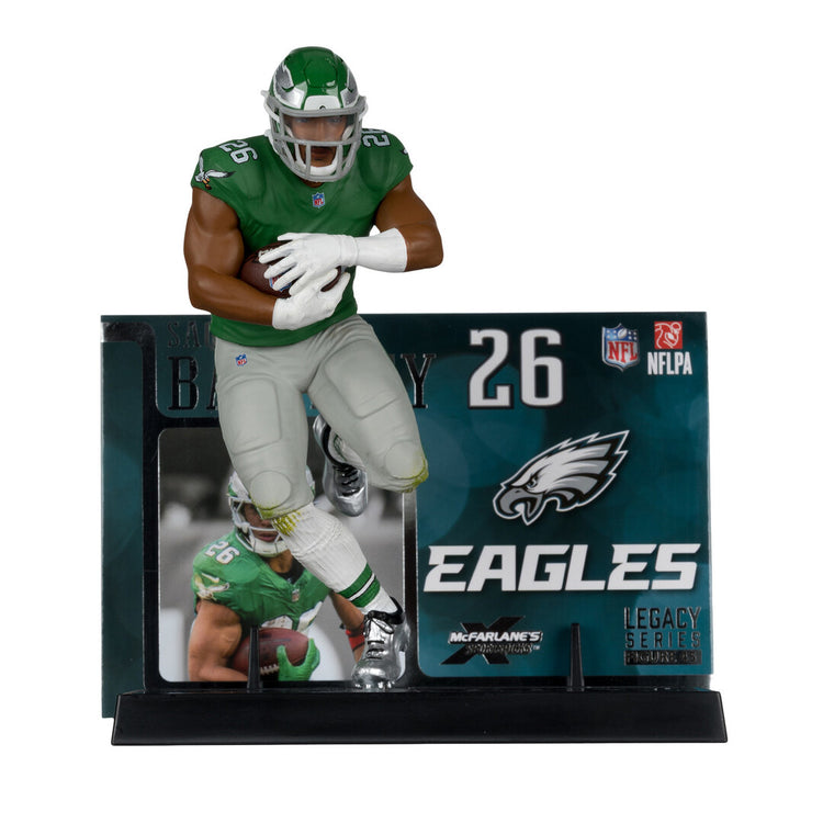 McFarlane NFL Philadelphia Eagles Saquon Barkley Figure classic kelly green jersey