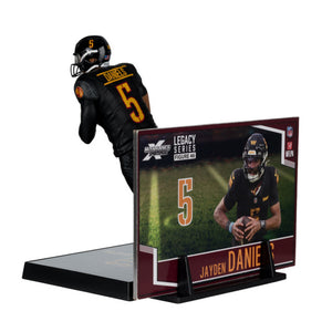McFarlane NFL Washington Commanders Jayden Daniels Figure black alternate jersey
