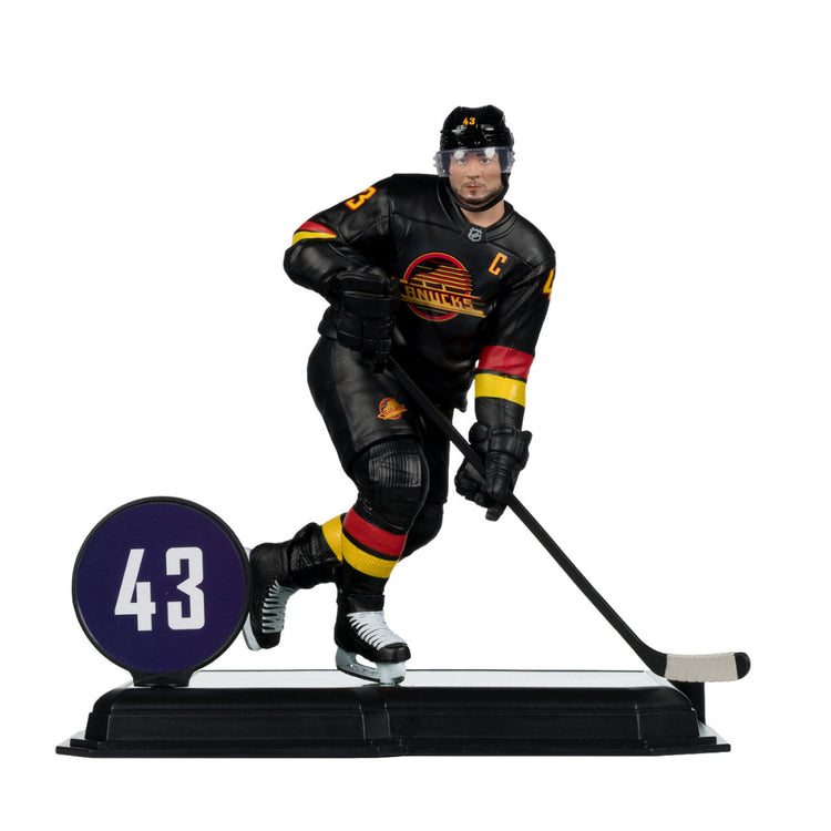 McFarlane NHL Vancouver Canucks Quinn Hughes Figure black jersey 10321