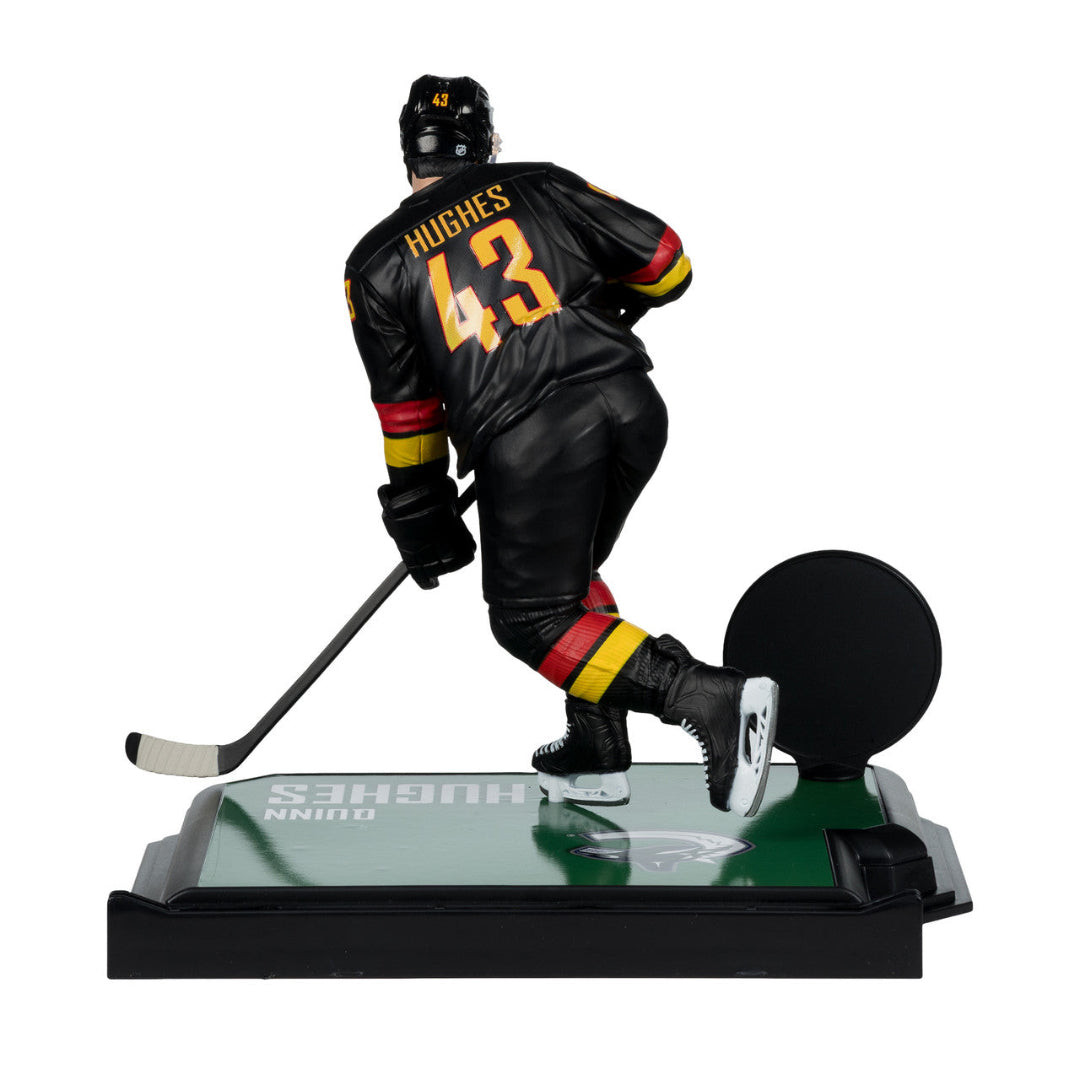 McFarlane NHL Vancouver Canucks Quinn Hughes Figure black jersey 10321