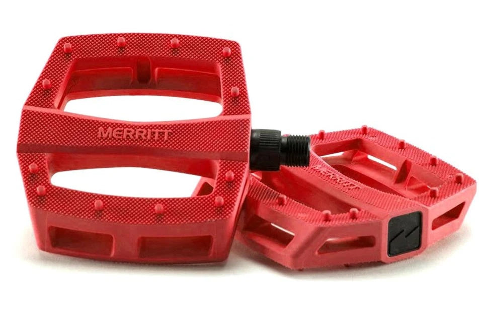 Merritt P1 BMX Flat Pedal red