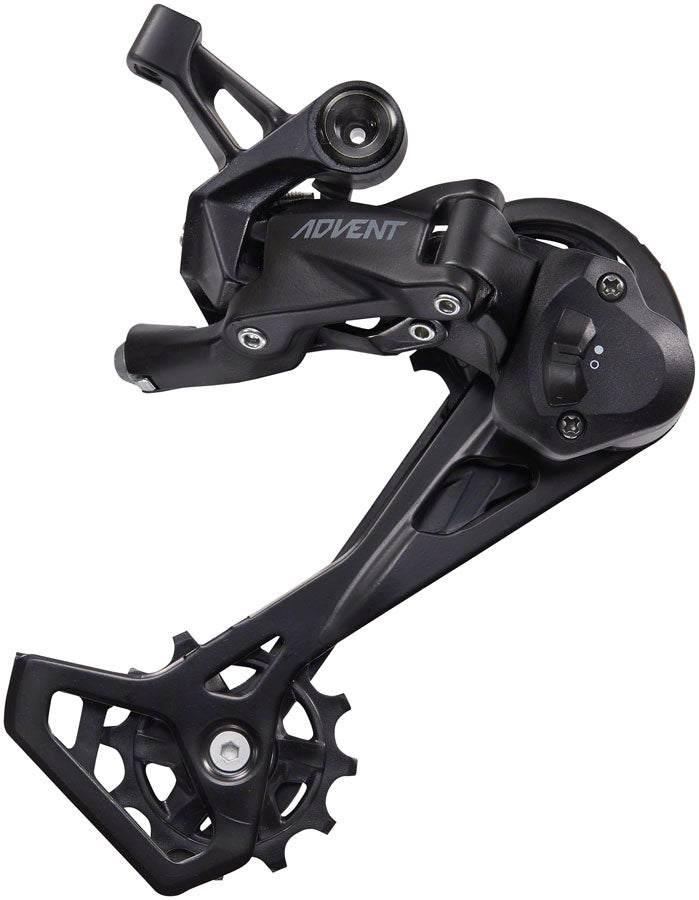 microSHIFT 9-Speed, Long Cage, Black with Clutch Advent Rear Derailleur