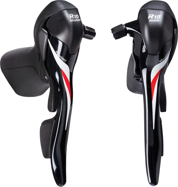 microSHIFT R10 (2x10-Speed) Mechanical Drop Bar Shifters