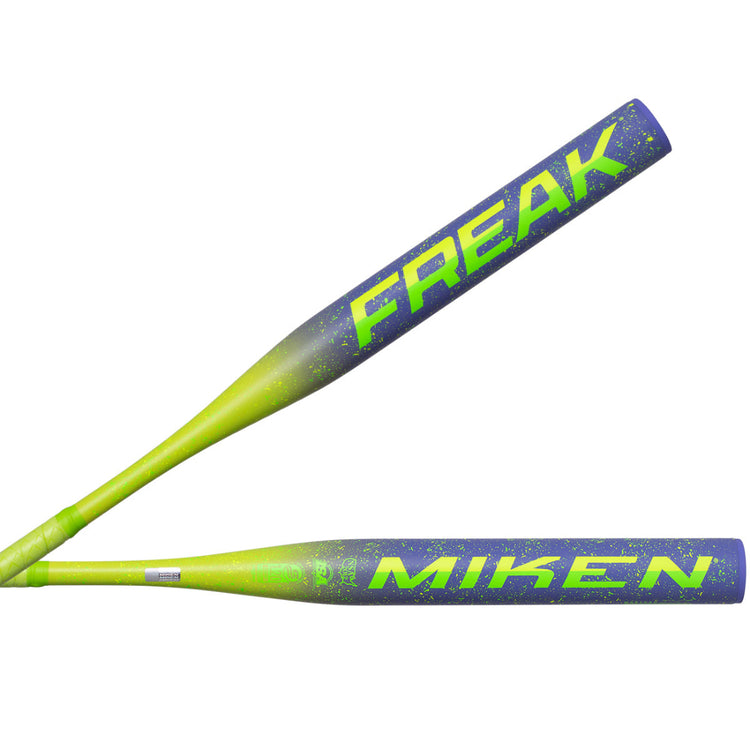 Miken Freak 1-Piece Maxload Slo-Pitch Bat yellow/blue