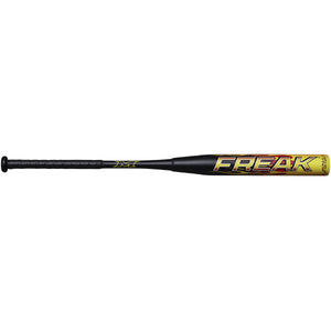 Miken Freak Fire 2PC Maxload Slo-Pitch Bat black/yellow/orange