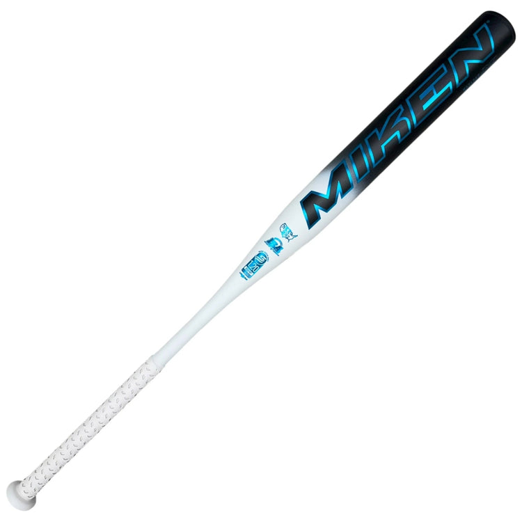 Miken KP23 1 Piece Max Load Slo-Pitch Bat white/black/blue