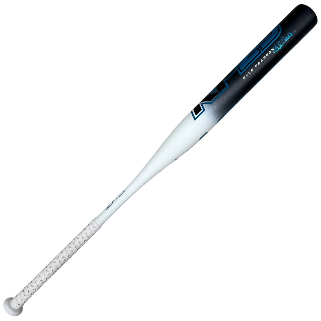 Miken KP23 1 Piece Max Load Slo-Pitch Bat white/black/blue