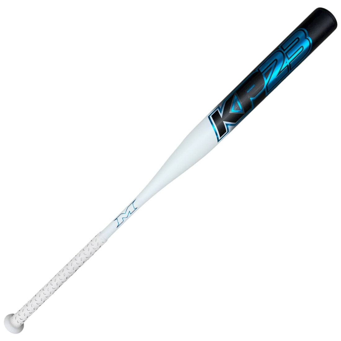 Miken KP23 1 Piece Max Load Slo-Pitch Bat white/black/blue