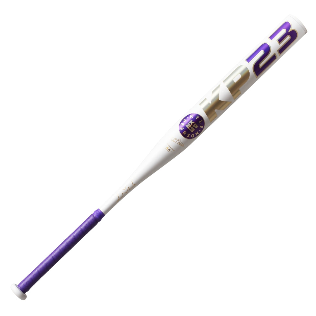 Miken KP23 1PC Maxload Slo-Pitch Bat white/ purple