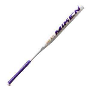 Miken KP23 1PC Maxload Slo-Pitch Bat white/ purple