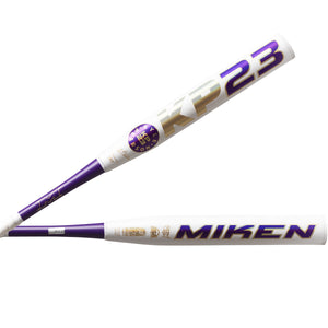 Miken Kyle Pearson KP23 2PC Maxload Slo-Pitch Bat white/purple