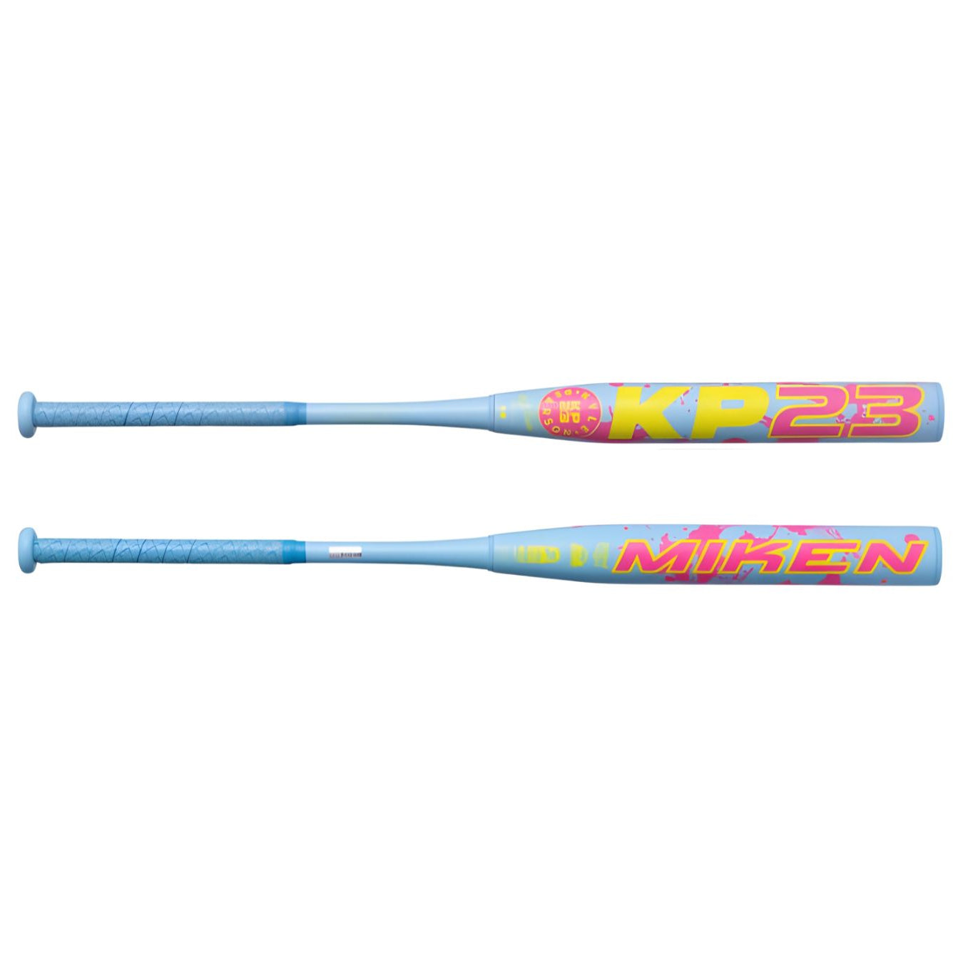Miken Neon KP23 2-Piece Maxload Slo-Pitch Bat blue/pink