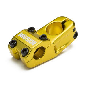 Mission Control BMX Stem gold