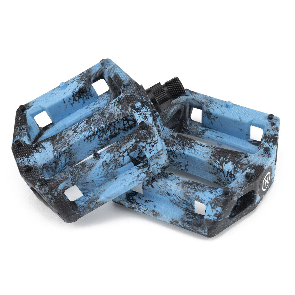 Mission Impulse BMX Pedal black/ blue splash
