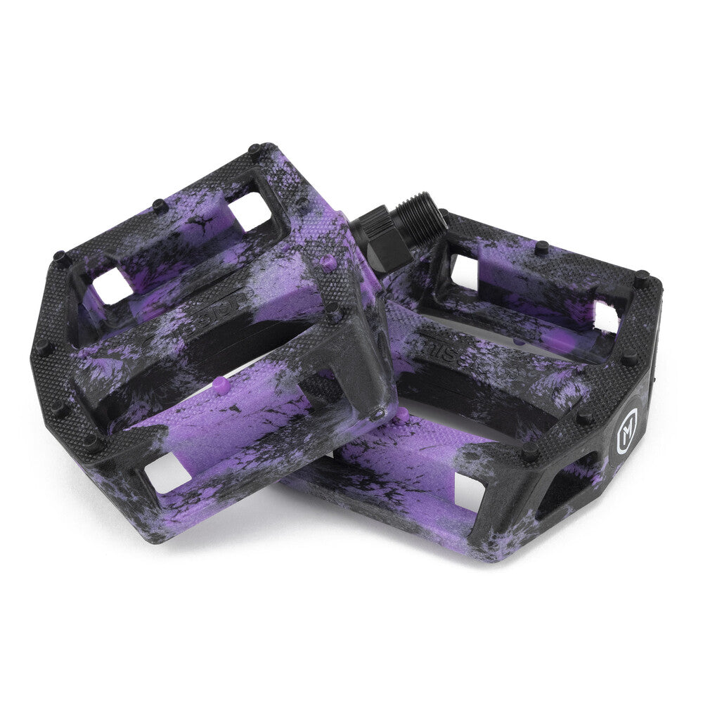 Mission Impulse BMX Pedal black/ purple splash