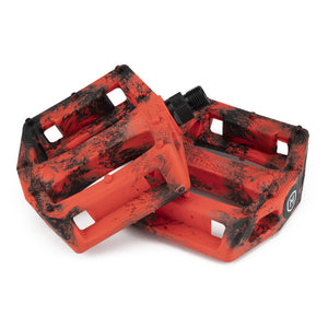 Mission Impulse BMX Pedal black/ red splash