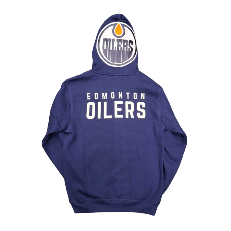 Mitchell & Ness Men's NHL Edmonton Oilers Big Hood Hoodie blue