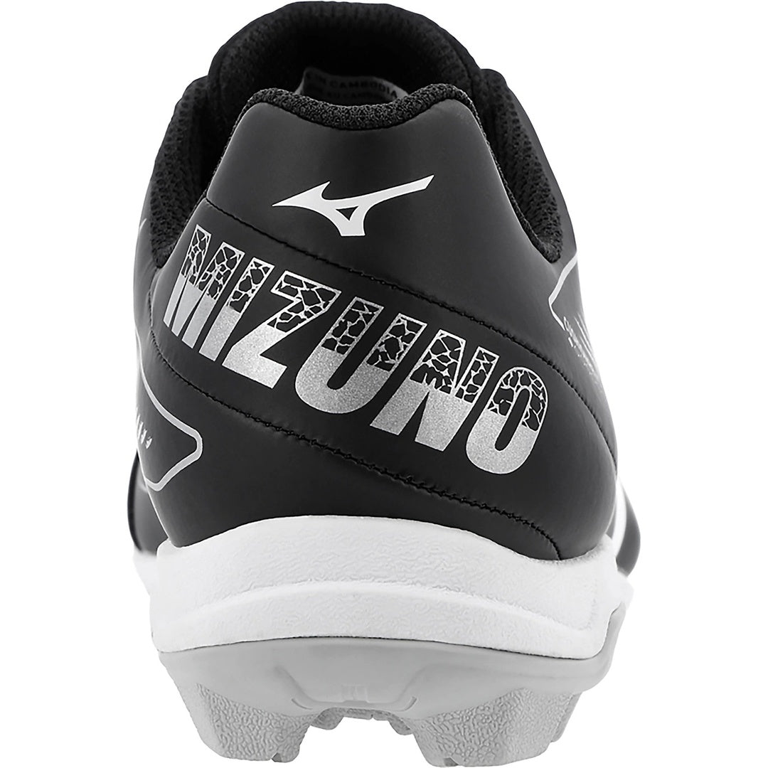 Mizuno Junior Cushionrevo Diamond TPU Baseball Cleats black/white