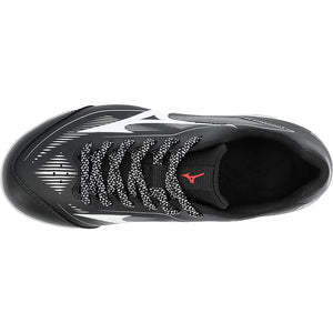 Mizuno Junior Cushionrevo Diamond TPU Baseball Cleats black/white