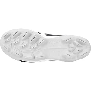 Mizuno Junior Cushionrevo Diamond TPU Baseball Cleats black/white