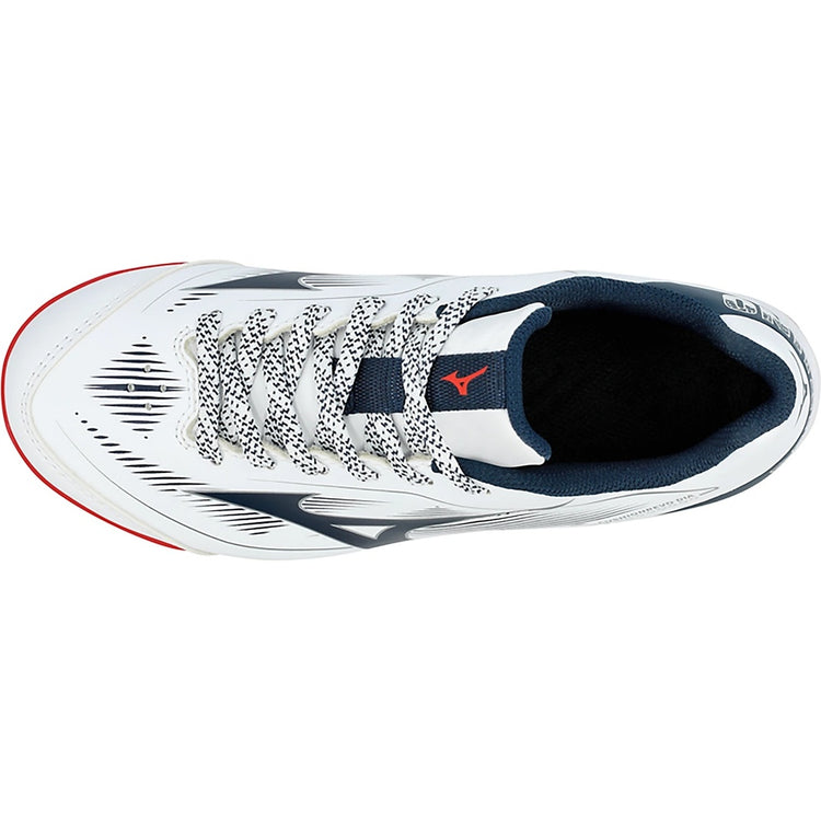 Mizuno Junior Cushionrevo Diamond TPU Baseball Cleats white/navy