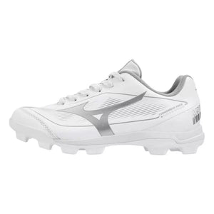 Mizuno Junior Cushionrevo Finch TPU Baseball Cleats white