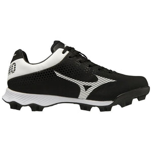 Mizuno Junior Wave Finch LightRevo Rubber Softball Cleat black