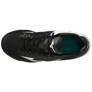 Mizuno Junior Wave Finch LightRevo Rubber Softball Cleat black