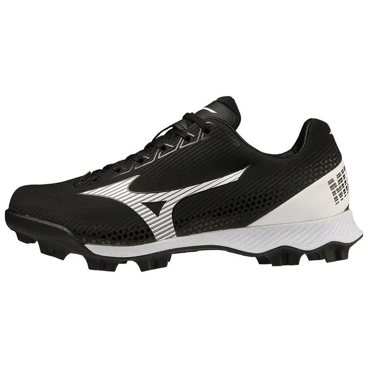 Mizuno Junior Wave Finch LightRevo Rubber Softball Cleat black