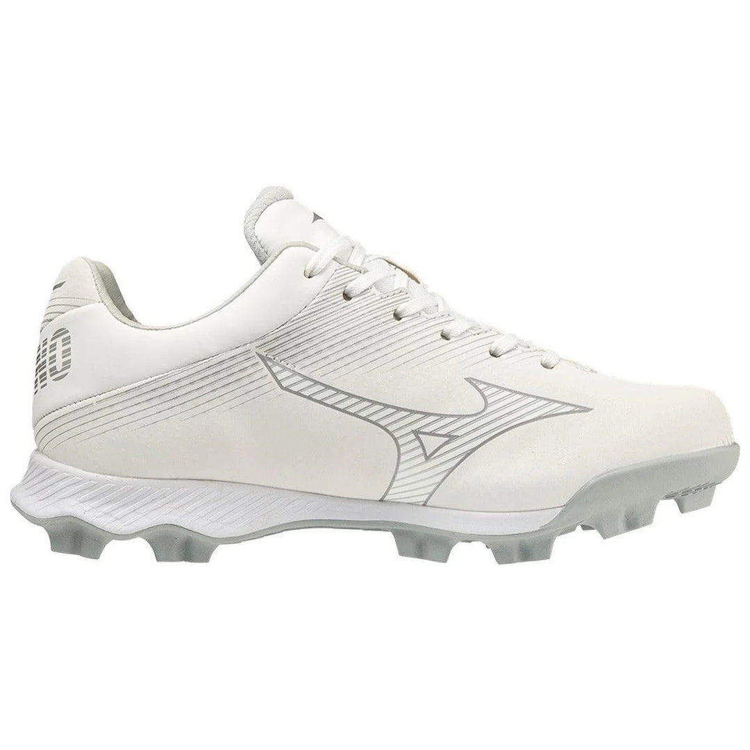 Mizuno Junior Wave Finch LightRevo Rubber Softball Cleat white