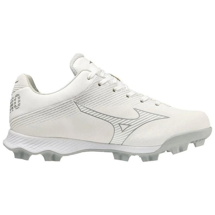 Mizuno Junior Wave Finch LightRevo Rubber Softball Cleat white