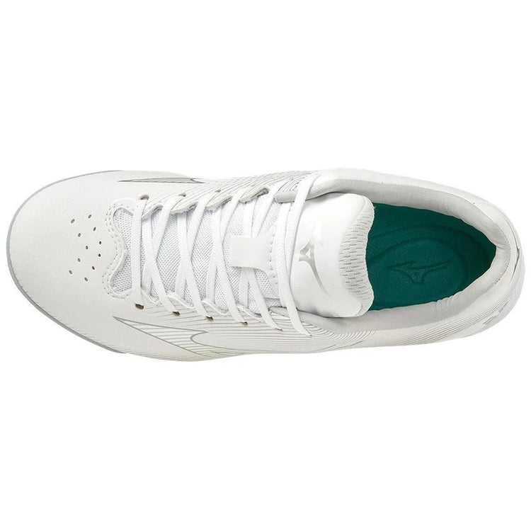 Mizuno Junior Wave Finch LightRevo Rubber Softball Cleat white
