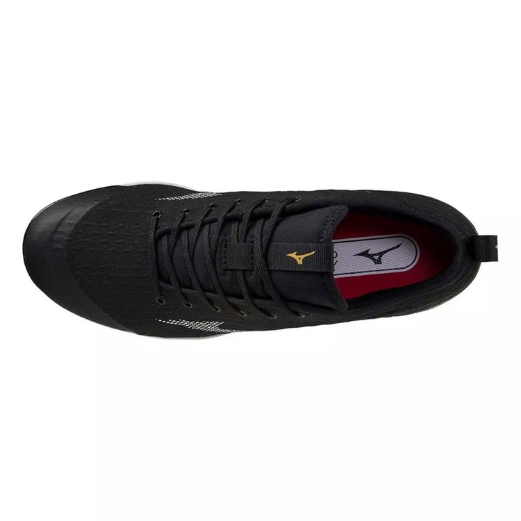 Mizuno Men's Dominant 4 Low Metal Baseball Cleats black