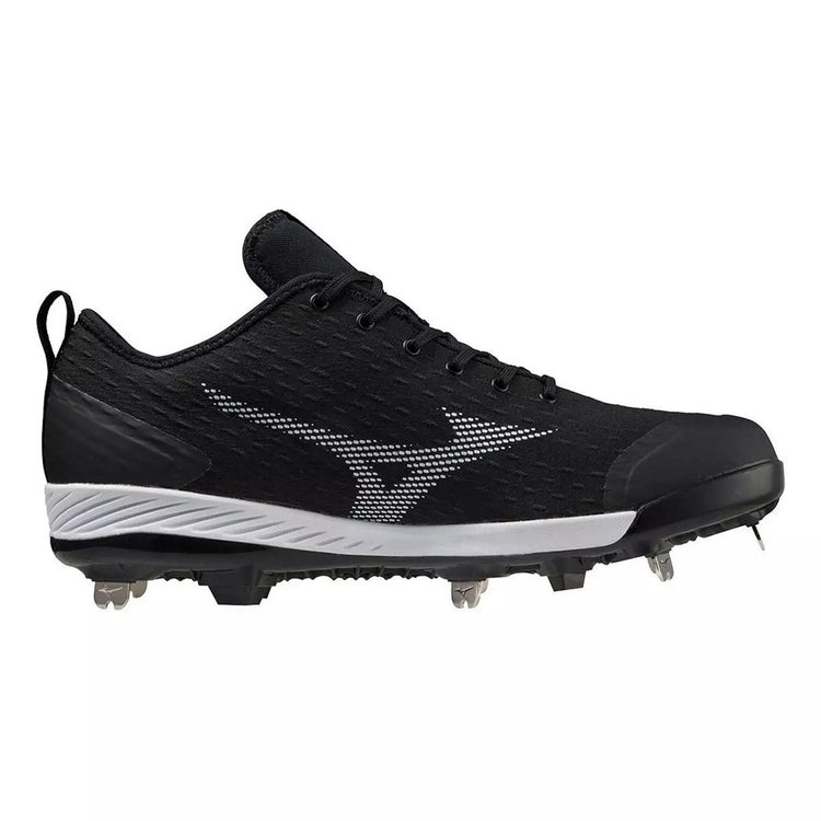 Mizuno Men's Dominant 4 Low Metal Baseball Cleats black