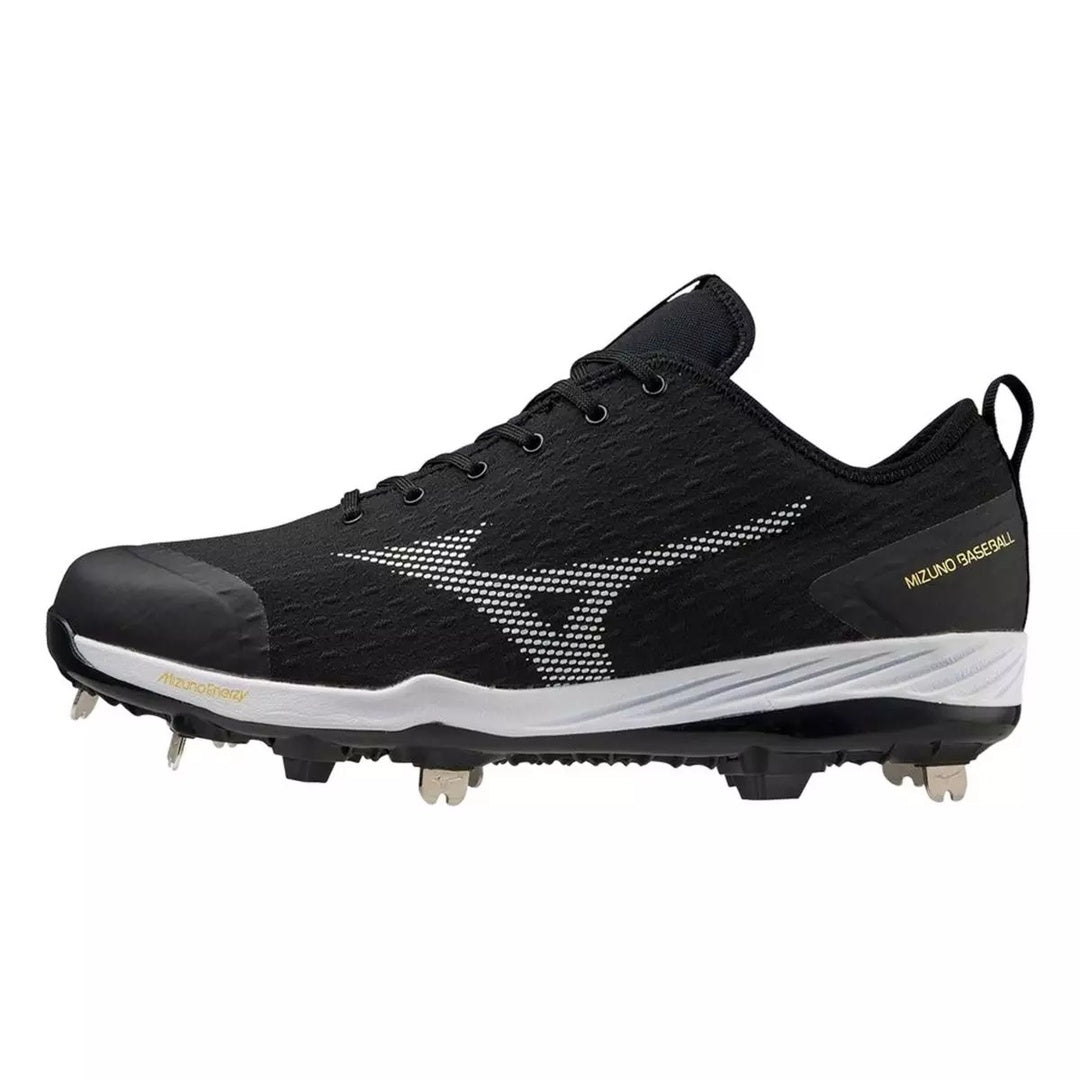 Mizuno Men's Dominant 4 Low Metal Baseball Cleats black