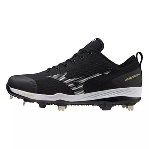 Mizuno Men's Dominant 4 Low Metal Baseball Cleats black