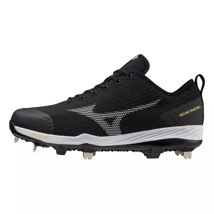 Mizuno Men's Dominant 4 Low Metal Baseball Cleats black