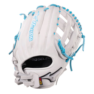 Mizuno Pro Select GPSF-10DSS Solar Shift Fast Pitch Glove white/purple/sky blue